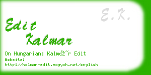 edit kalmar business card